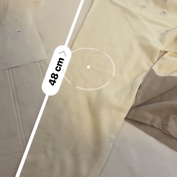 New LACE CANADA Spring Light Cream and Tan Sweater Woman's Size Large - Picture 5 of 7